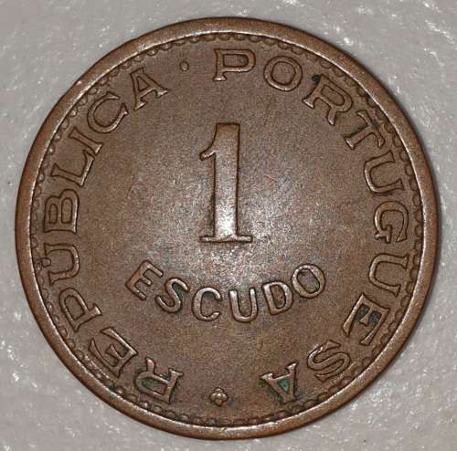 1968 - 1 ESCUDO - MOCAMBIQUE - MOZAMBIQUE - (Bronze)